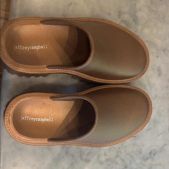 Brown Platform Slide Sandals - Picture 4 of 4